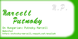 marcell putnoky business card
